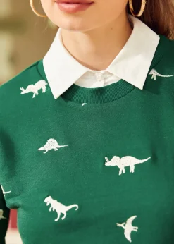 BTC A Class Act Collar Sweatshirt Forest Green Best