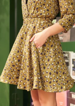 BTC A Stitch in Time Pull-On Flippy Skirt Feathers & All Hot