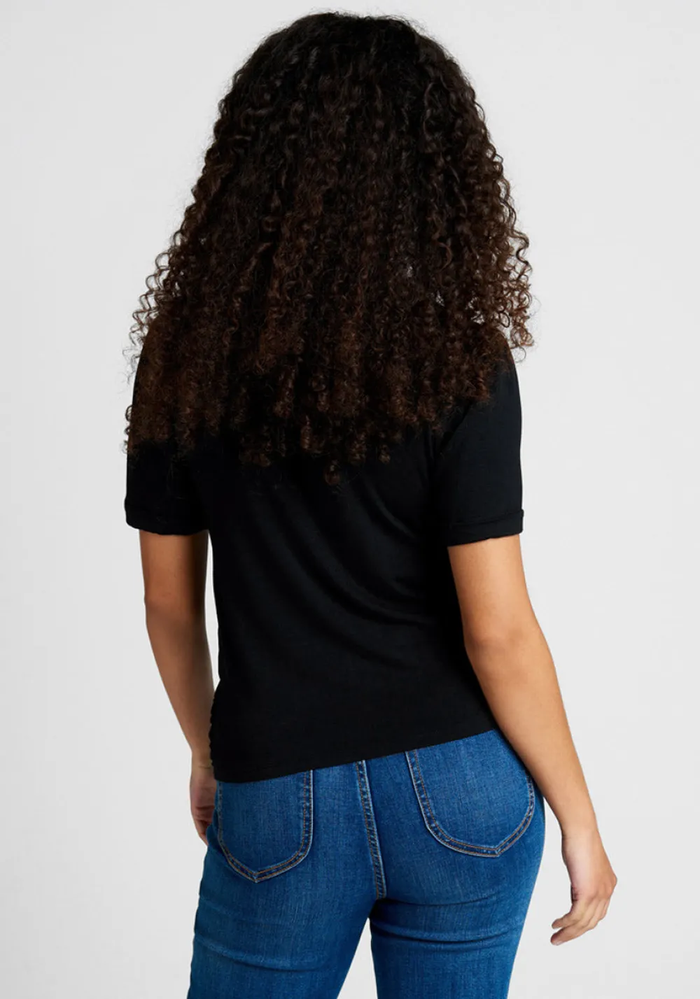 Hangzhou HS Fashion Corporation Ltd. A Twist of Fun Knit Top Black Online