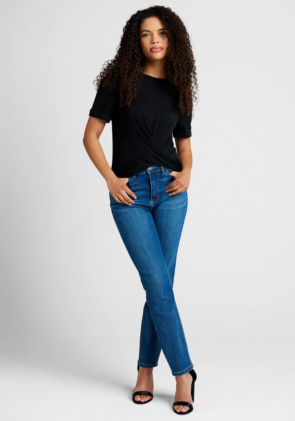 Hangzhou HS Fashion Corporation Ltd. A Twist of Fun Knit Top Black Online