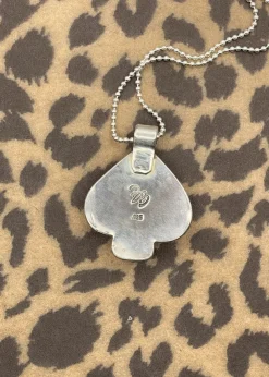 Ace of Spades Onyx Pendant Black