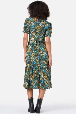 Ada 90's Floral Midi Dress Online