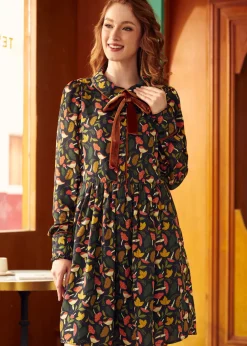 BTC Afternoon Tea Time Drop Waist Shirt Dress Fungi Fabulous Best