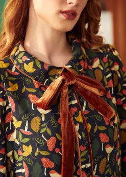 BTC Afternoon Tea Time Drop Waist Shirt Dress Fungi Fabulous Best