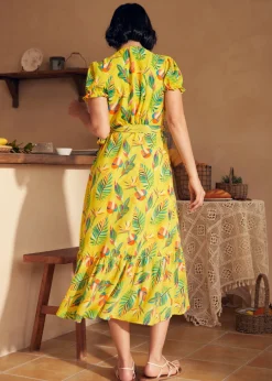 Air of Elegance Wrap Dress Paradise Found Sale