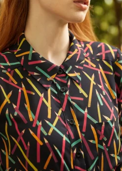 BTC All About Me Button-Down Shirt Doodle Delight Sale