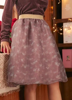 BTC Alpine Dream Dirndl Skirt Lilac Whisper