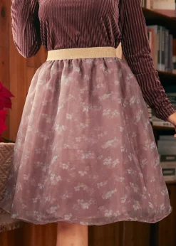 BTC Alpine Dream Dirndl Skirt Lilac Whisper