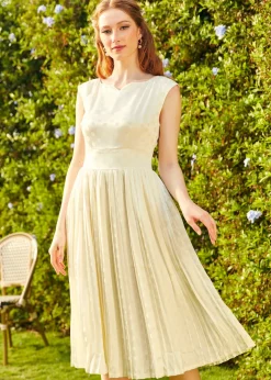 Asmara International Limited - China Always In My Dots Fit and Flare Dress White Polka Dots Outlet