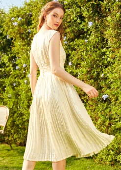 Asmara International Limited - China Always In My Dots Fit and Flare Dress White Polka Dots Outlet