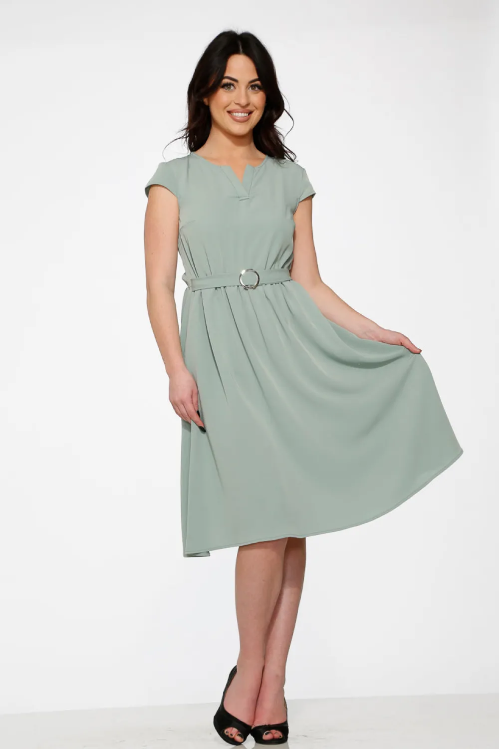 Aqua Swing Dress Clearance