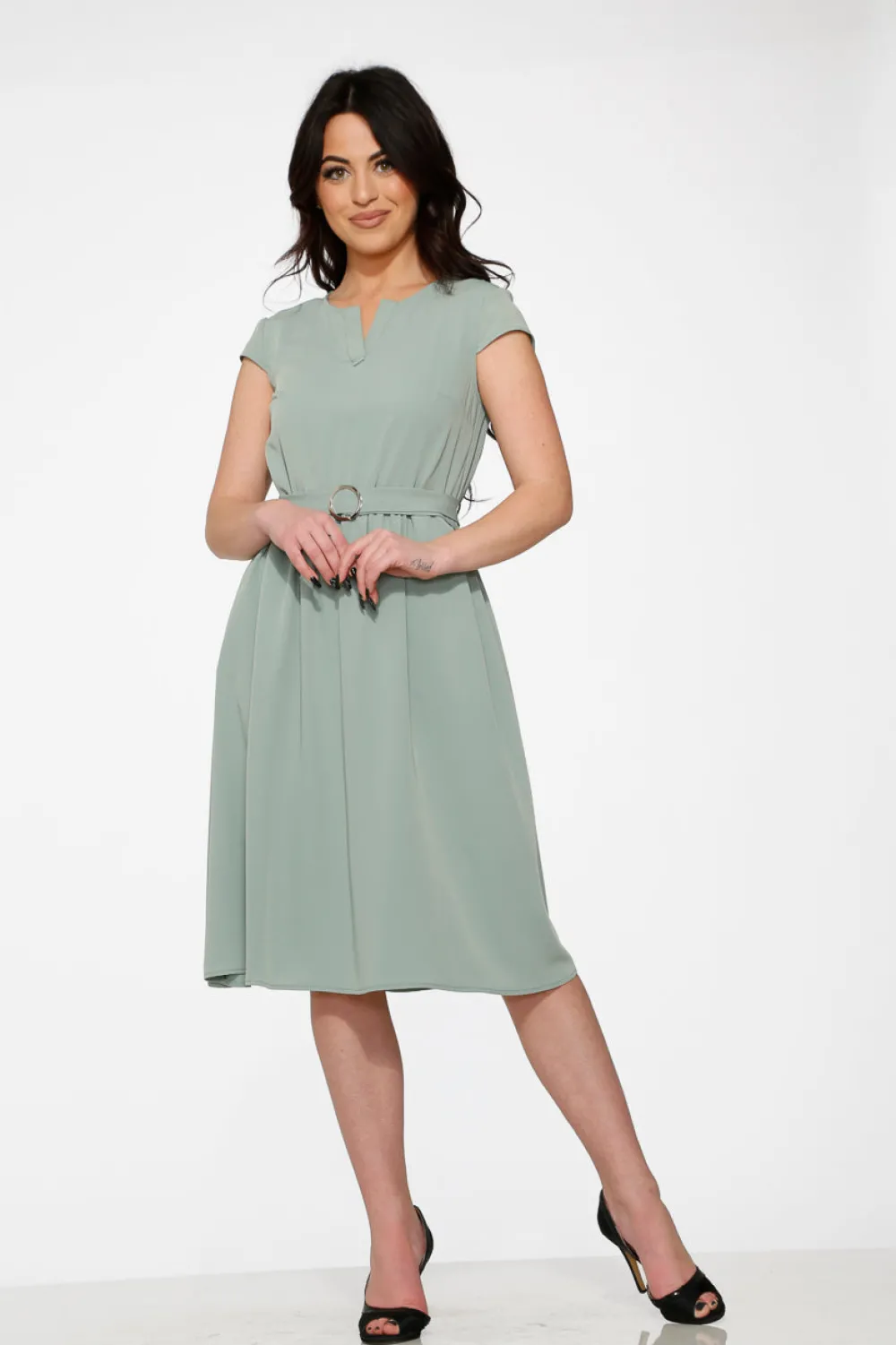 Aqua Swing Dress Clearance