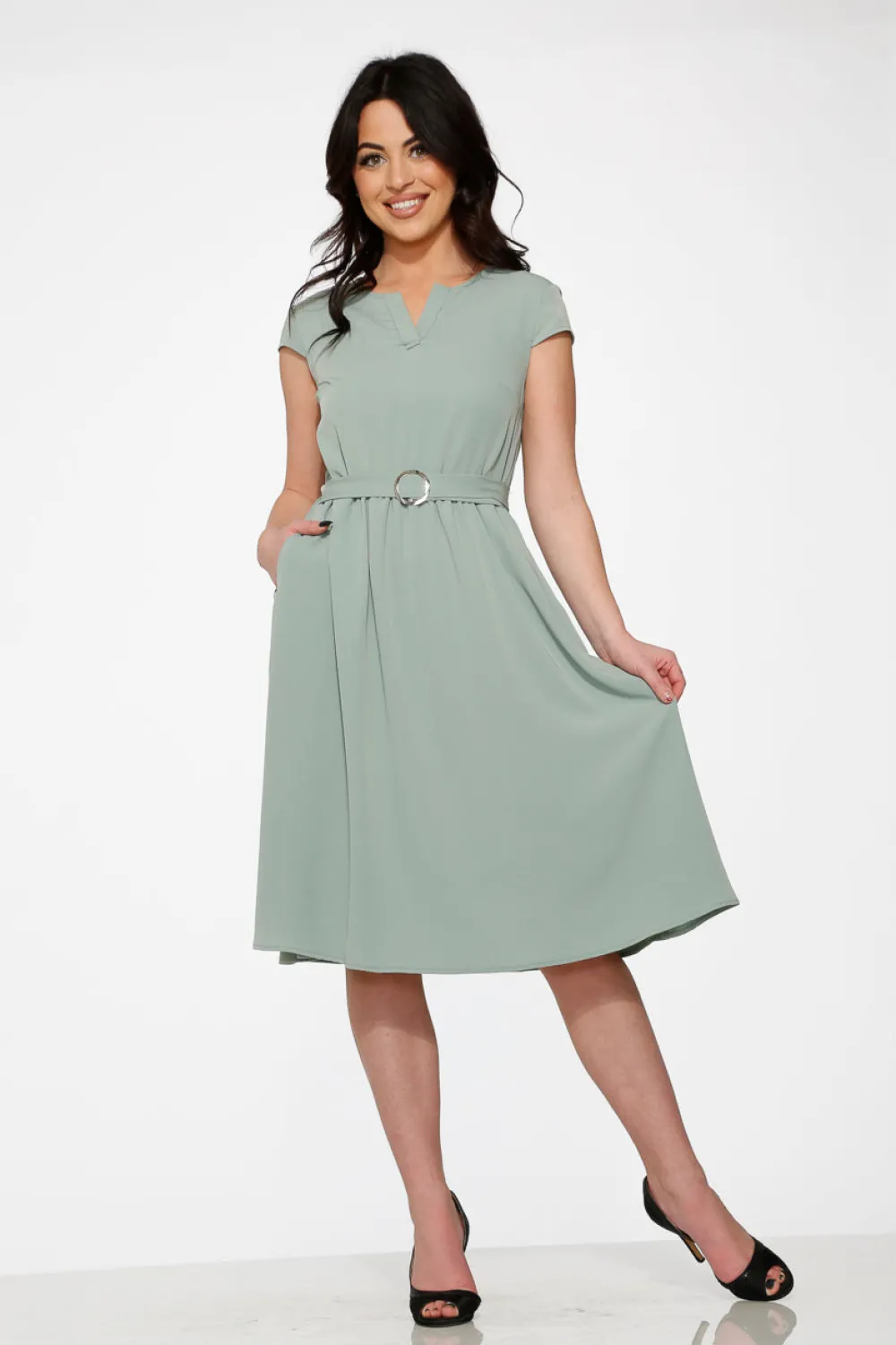 Aqua Swing Dress Clearance