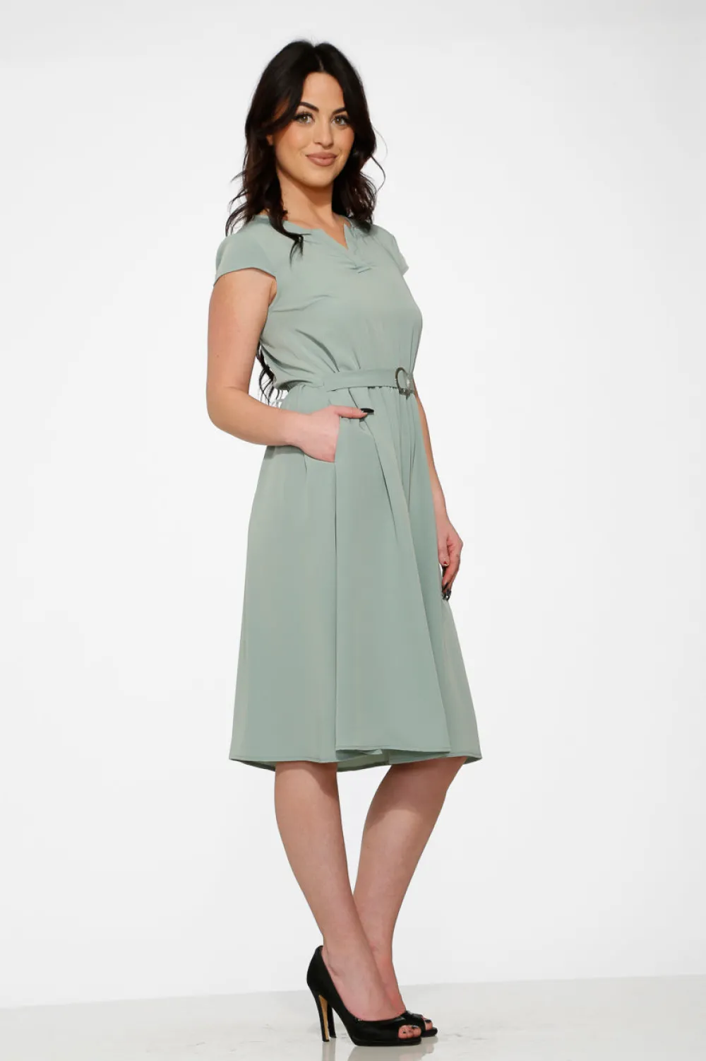 Aqua Swing Dress Clearance