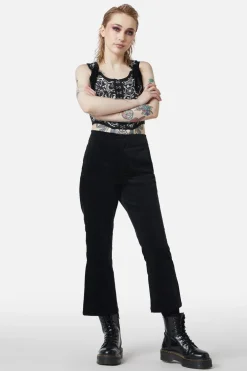 At The Alter Velvet Kick Flares Online