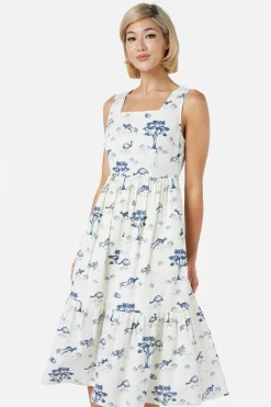Aus Toile Midi Dress Online