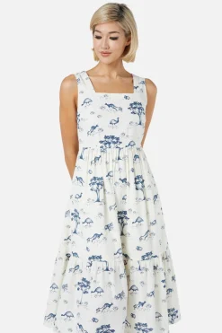 Aus Toile Midi Dress Online