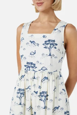 Aus Toile Midi Dress Online