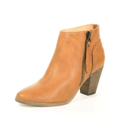 Babel Leather Booties TAN Best
