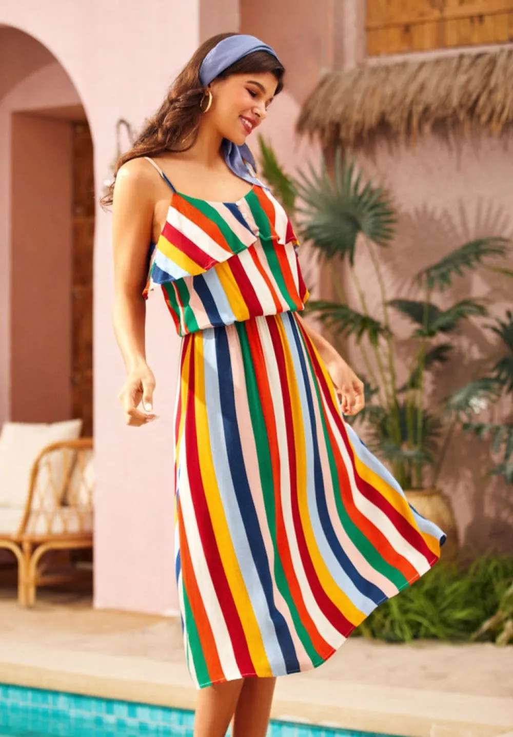 Basically Breezy Sundress Rainbow Outlet