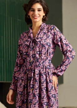 Belle of the Bow Blouse Winter Rosewood Hot