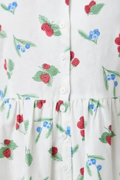 Berry Button Down Dress Outlet