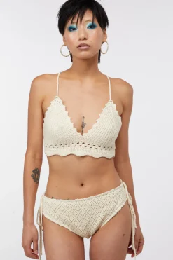 Dangerfield US Bianca Crochet Bikini Top Hot