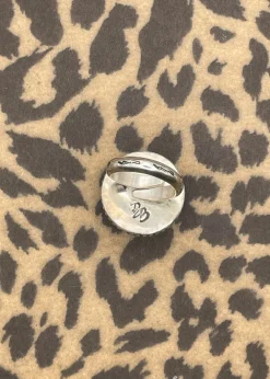 Billiard 8-Ball Sterling Silver Ring Black Online