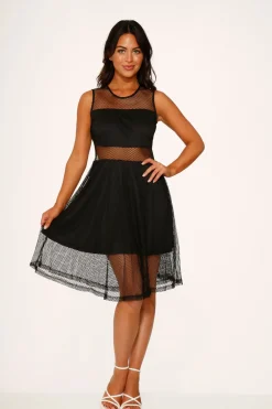 Fishnet Dress Black Outlet