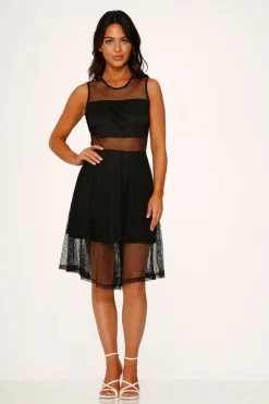 Fishnet Dress Black Outlet