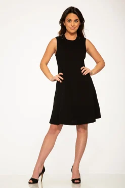 Black Mini Night Out Swing Dress Clearance
