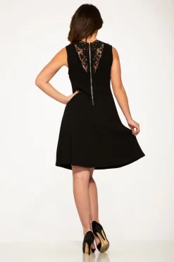 Black Mini Night Out Swing Dress Clearance