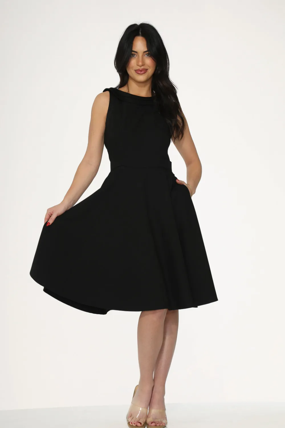 Black Swing Dress Hot