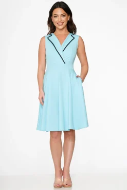 Blue Jenny Swing Dress Outlet