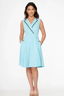 Blue Jenny Swing Dress Outlet