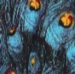 Orchid Bloom Clothing Blue Peacock Swing Dress Hot