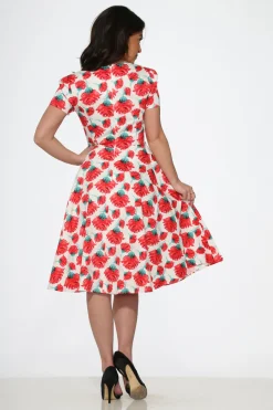 Bold Floral Swing Dress Clearance