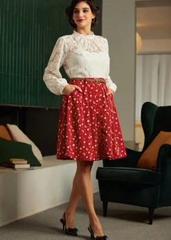 BTC Bookstore's Best Skirt Red Moon Beam Clearance