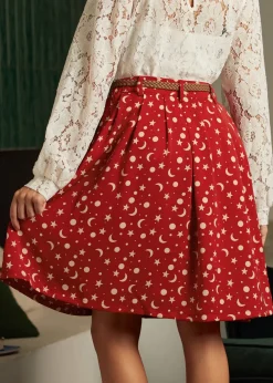 BTC Bookstore's Best Skirt Red Moon Beam Clearance