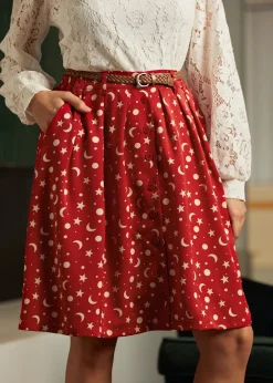 BTC Bookstore's Best Skirt Red Moon Beam Clearance