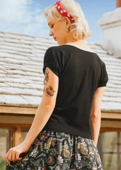 Bowtiful Moments Top Black Discount