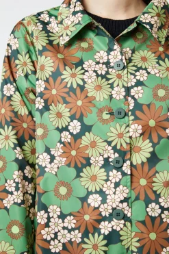 Bridgette Collared Raincoat Outlet