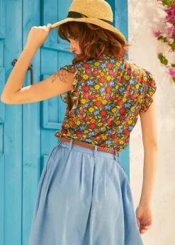 BTC Buttoned & Beloved Sleeveless Top Frida’s Garden