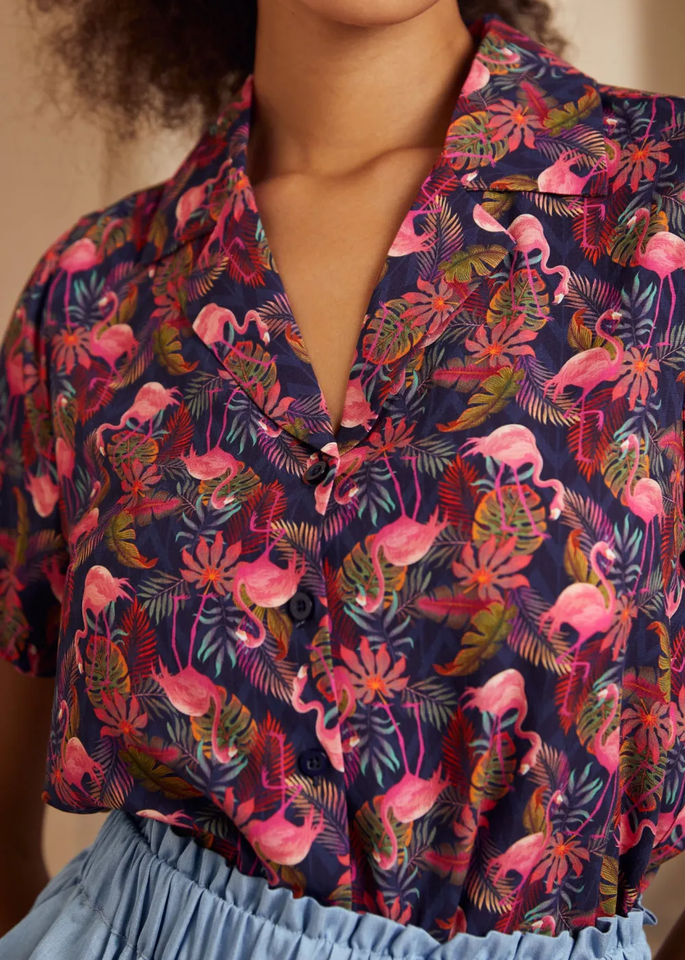 BTC Call It A Classic Camp Collar Shirt Flamingle Party Online
