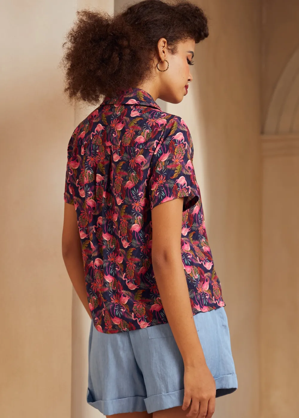 BTC Call It A Classic Camp Collar Shirt Flamingle Party Online