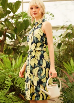 Can't Slow My Roll Shirt Dress Banana Sale