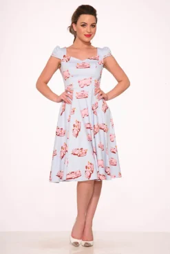 Orchid Bloom Clothing Car Hop Swing Dress Clearance