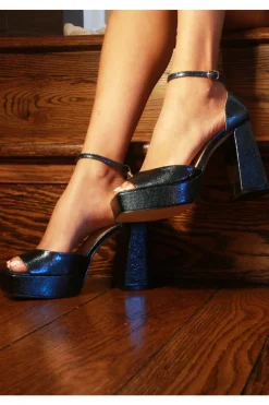 Chaser Metallic Platform Heels