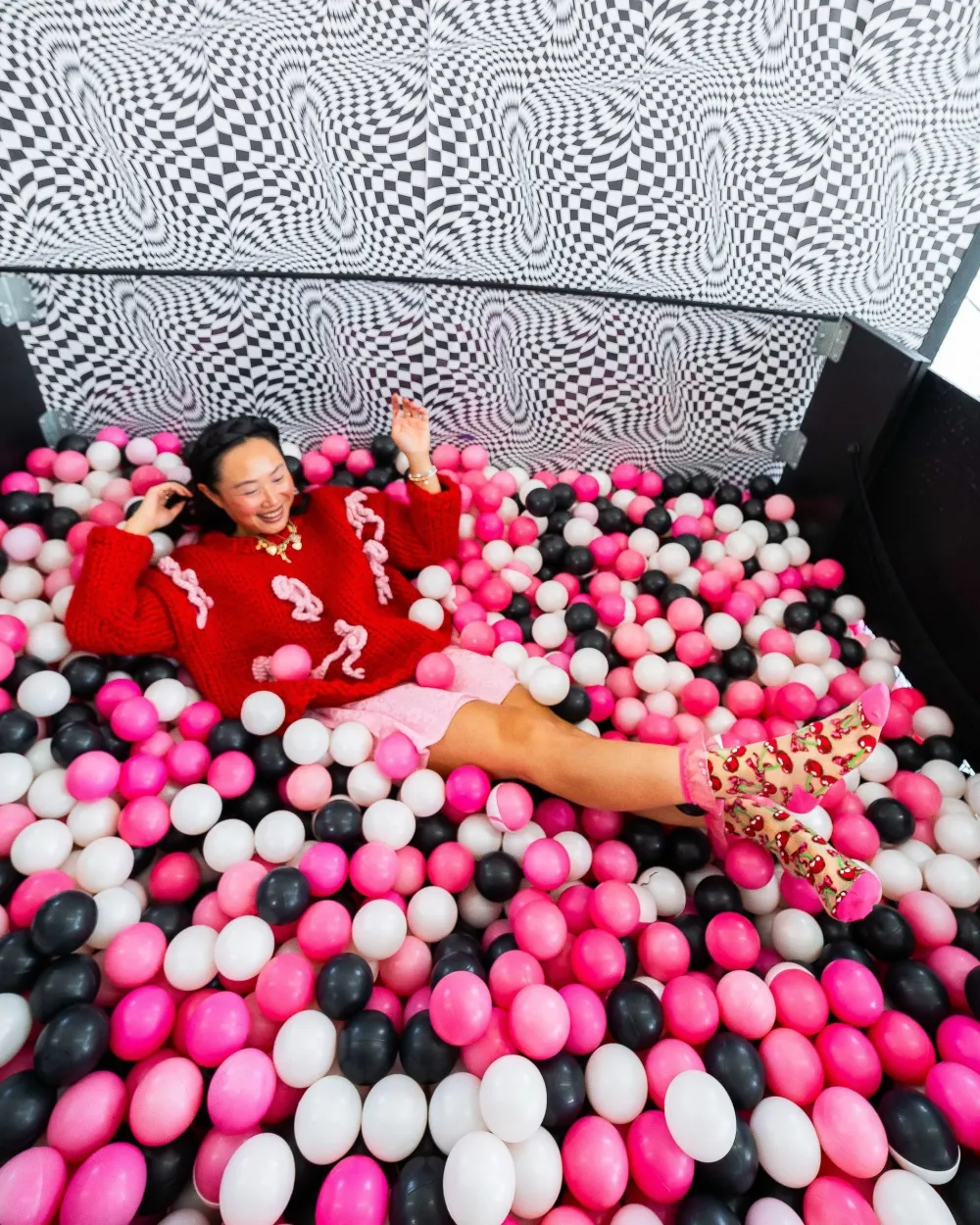 Cherry Bow Ruffle Sheer Crew Sock Discount