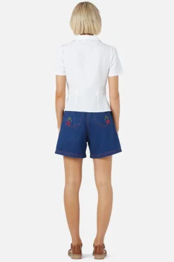 Cherry Embroidered Blouse Online